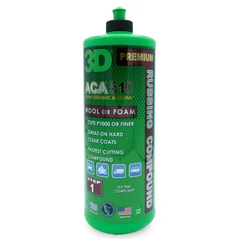 Pasta polish abraziva 3D ACA 510 Premium Rubbing Compound - 236 ml