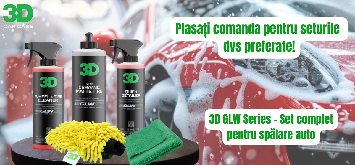3D GLW Series – Set complet pentru spălare auto
